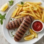 kafta com fritas